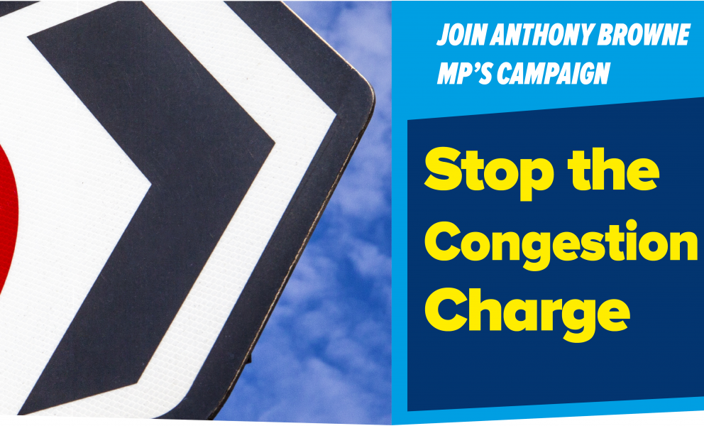 Join Anthony Browne MP Congestion Charge Campaign