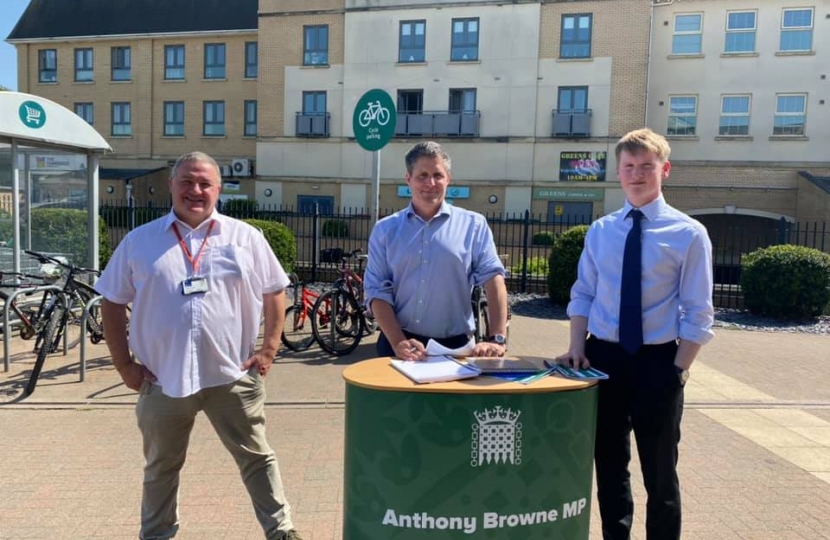 Anthony Browne MP Cambourne South Cambridgeshire Mark Howell