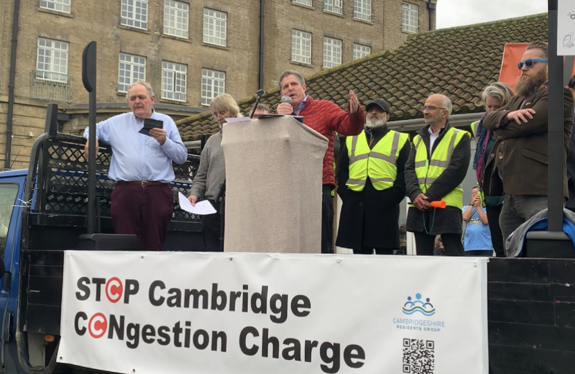 Anthony Browne MP Congestion Charge South Cambridgeshire 