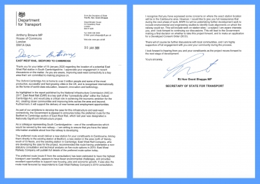 Letter from Grant Shapps re EWR